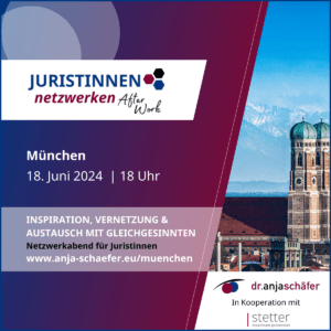Juristinnen netzwerken After Work München Networking