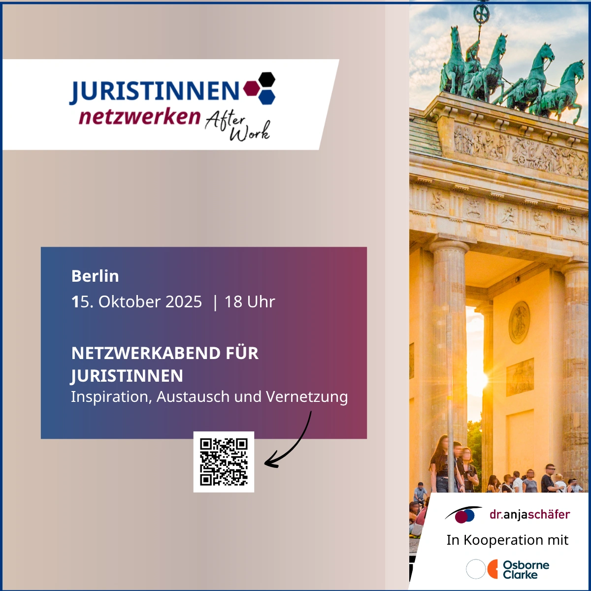 Juristinnen netzwerken After Work in Berlin