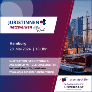 Juristinnen netzwerken After Work Hamburg Networking