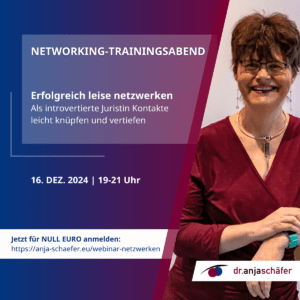 Networking Trainingsabend Introvertierte