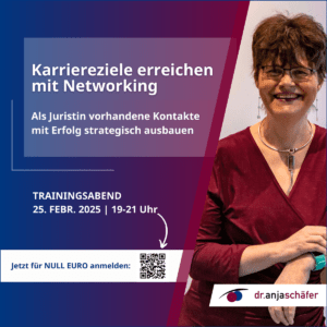 Karriereziele erreichen mit Networking Juristinnen 