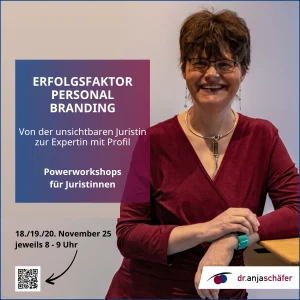 Karriere Powerworkshops Juristinnen Personal Branding