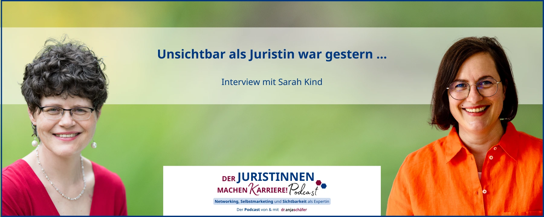 JMK 222 Unsichtbar als Juristin war gestern … – Interview mit Sarah Kind