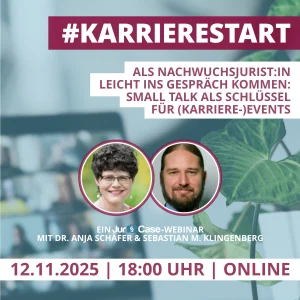 JurCase Small Talk Workshop am 12.11.2025