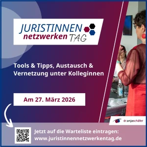 Juristinnennetzwerkentag 2026